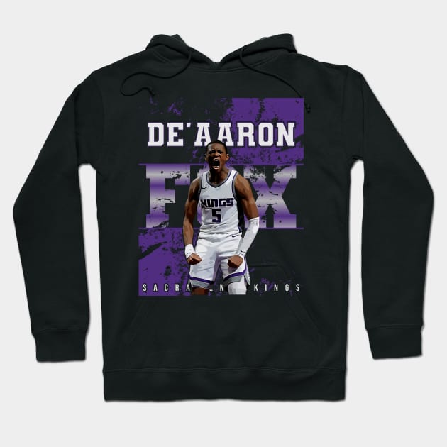 De'aaron fox || Basketball Hoodie by Aloenalone